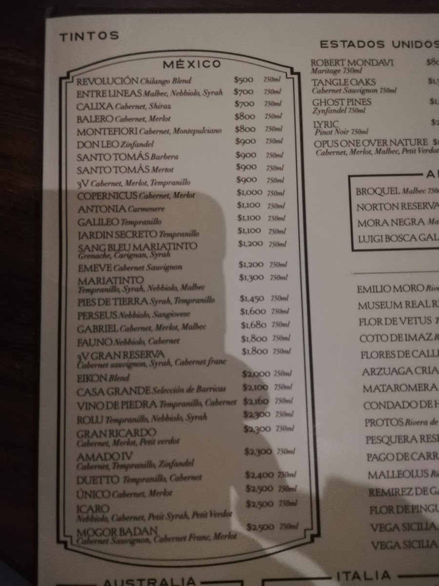 VICENTE Asador de Brasa Menu - Image 1